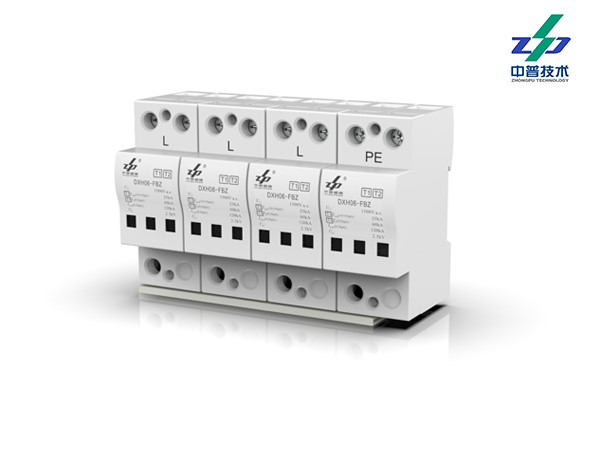 DXH06-FBZS/3+MW25　　　　　　　　 1.5kV T1:25kA T2:60-120kA　　　　　　　　中普交流電源防雷器