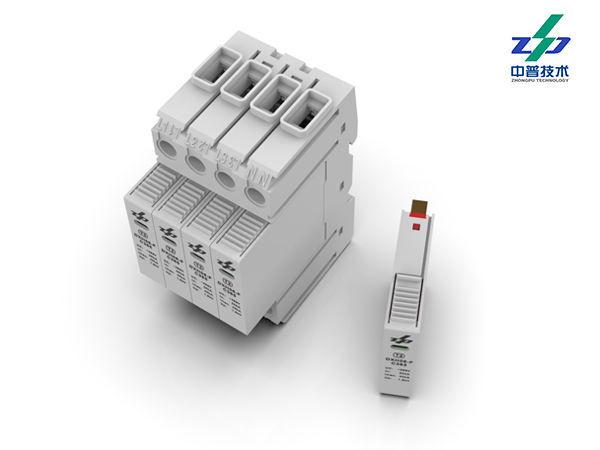 DXH06-FC385/4　　　　　　　　　　20-40kA 385V 12mm 4P　　　　　　中普電源防雷器